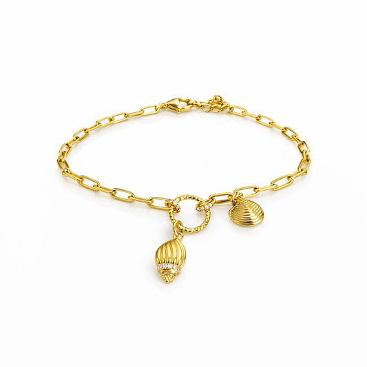 Pulseira Concha Zirconia